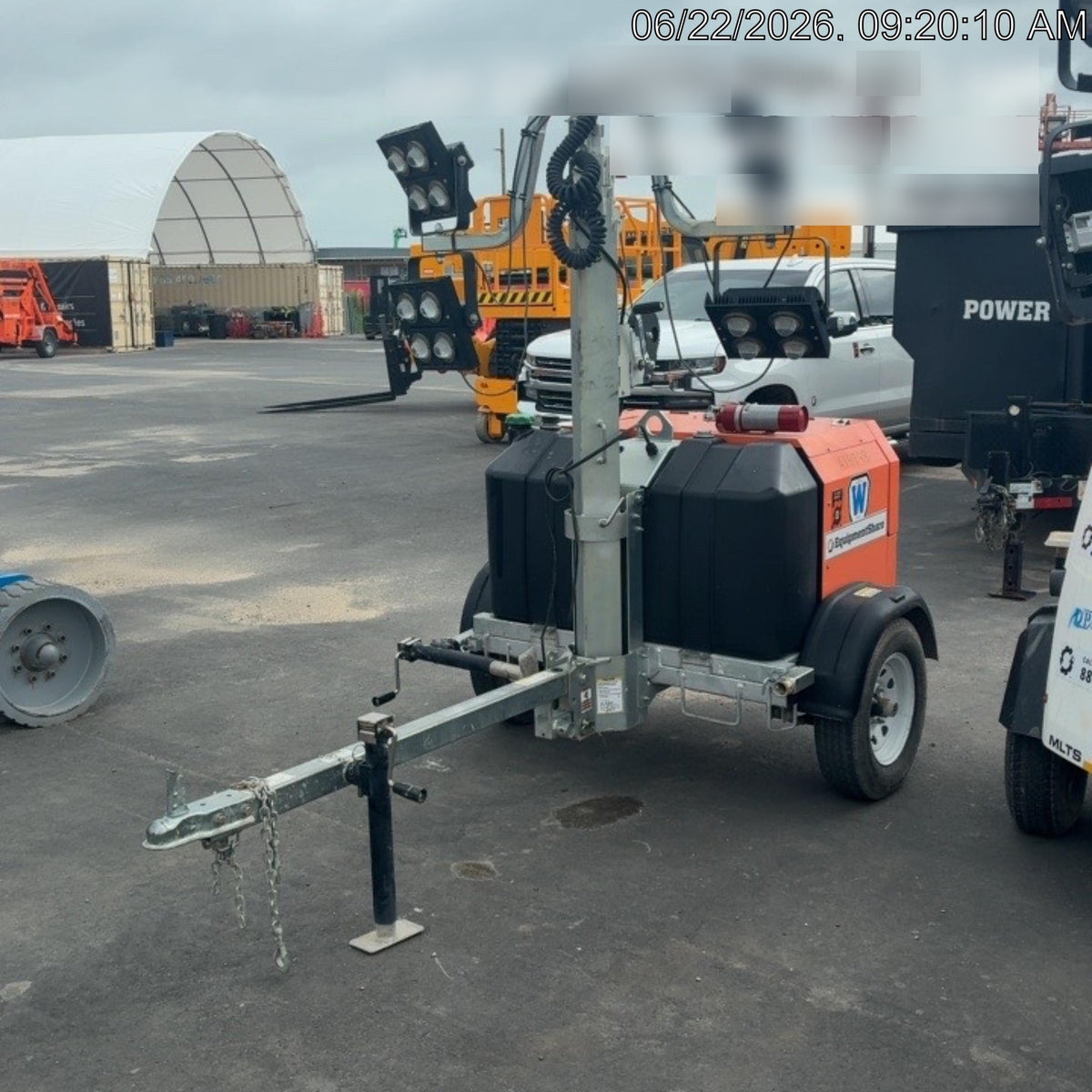2024 Wanco WLTT-4MM4K Diesel, Deep Sea Controller, Shore Power Plug, Auto Start, (4) 350W LED Floodlights, 4kW Generator, 60 Gal Fuel Tank, 2" Ball, T3