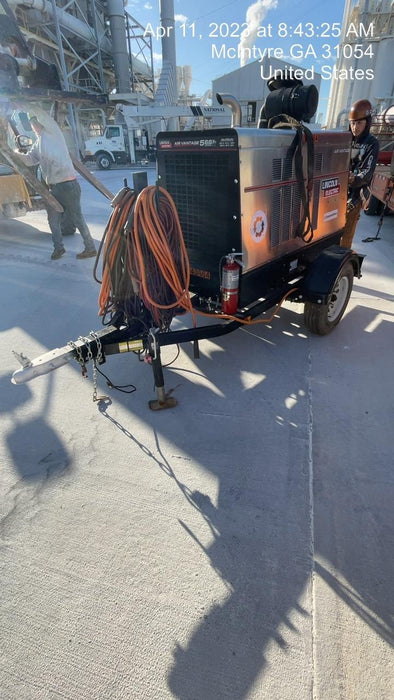 2021 Lincoln Electric Air Vantage 566 Air Vantage 566X Ready Pak 3 (includes trailer, cable rack, fender light kit); no telematics