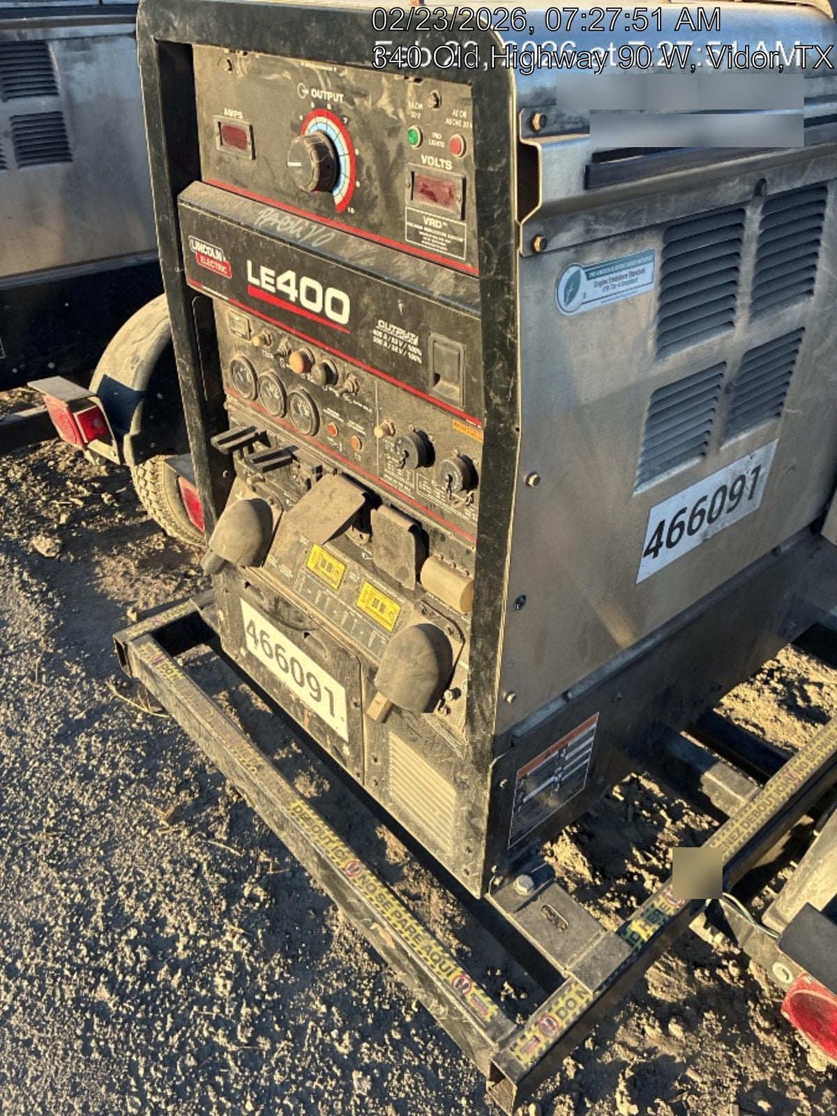 2024 Lincoln Electric LE400 Kubota V1505, Trlr, Cable Rack, Light Kit, ES Decals, T3