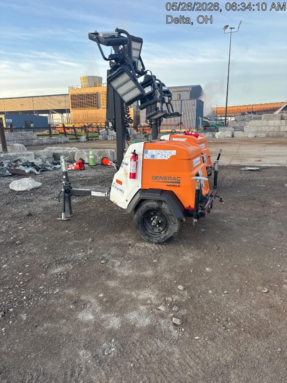 2023 Generac MLT2 Diesel, Flex Switch 120V Input, Powerzone Controller, (4) 320W LED Lights, 4kW Generator, 39.9 Gal Fuel Tank, 2" Ball, T3