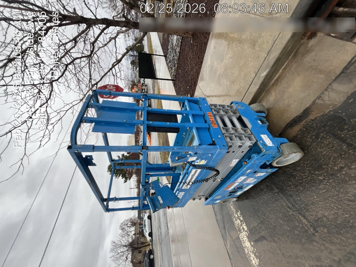2020 Genie GS-1930 Solid Non Marking Tires, Beacon, Folding rails with half height swing gate, 800W Inverter