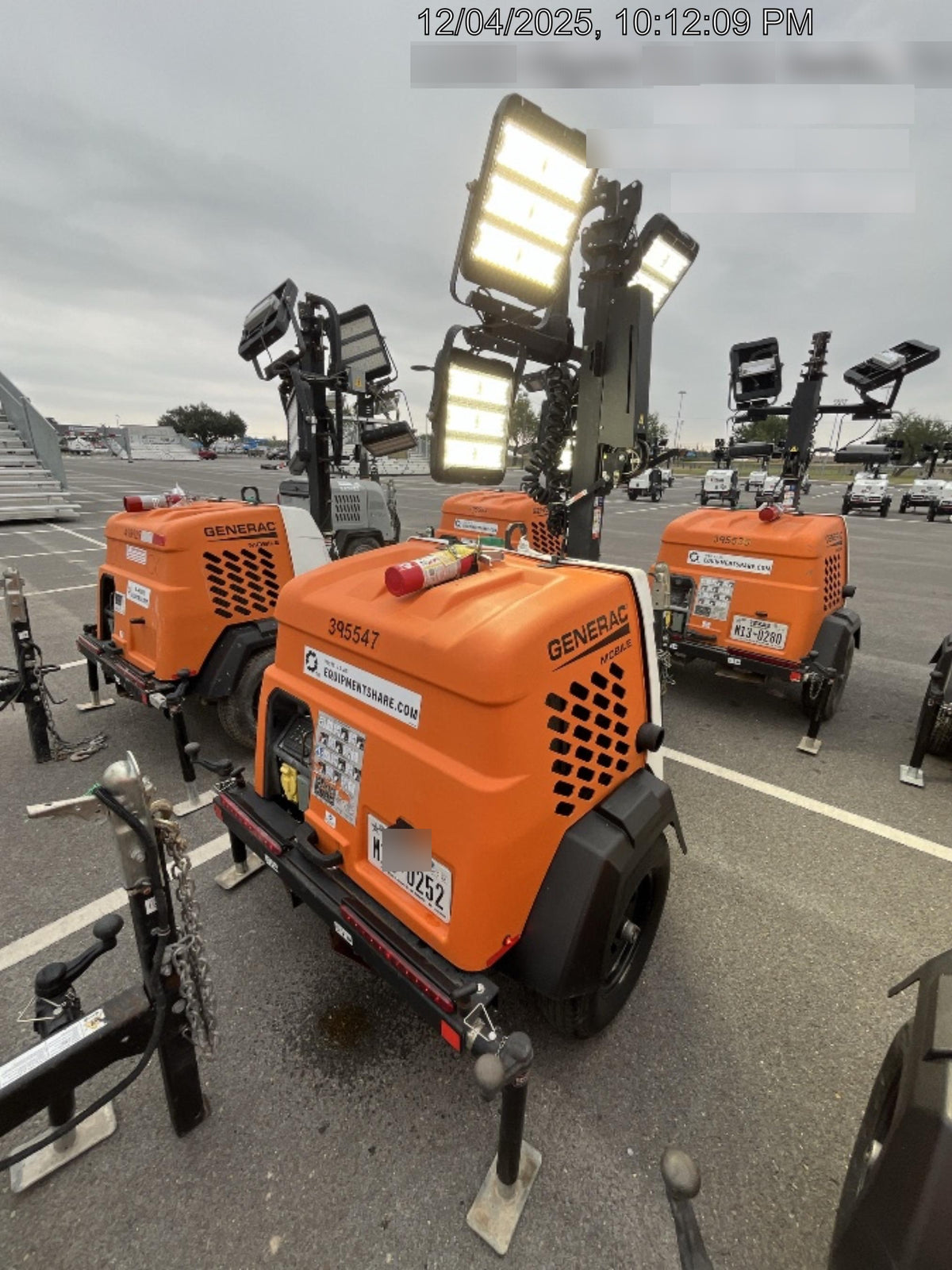 2024 Generac MLT2 Diesel, Flex Switch 120V Input, Powerzone Controller, 
(4) 320W LED Lights, 4kW Generator, 39.9 Gal Fuel Tank, 2" Ball, T3