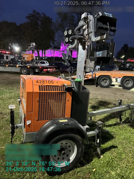 2024 Wanco WLTT-4MM4K Diesel, Deep Sea Controller, Shore Power Plug, Auto Start, (4) 350W LED Floodlights, 4kW Generator, 60 Gal Fuel Tank, 2" Ball, T3