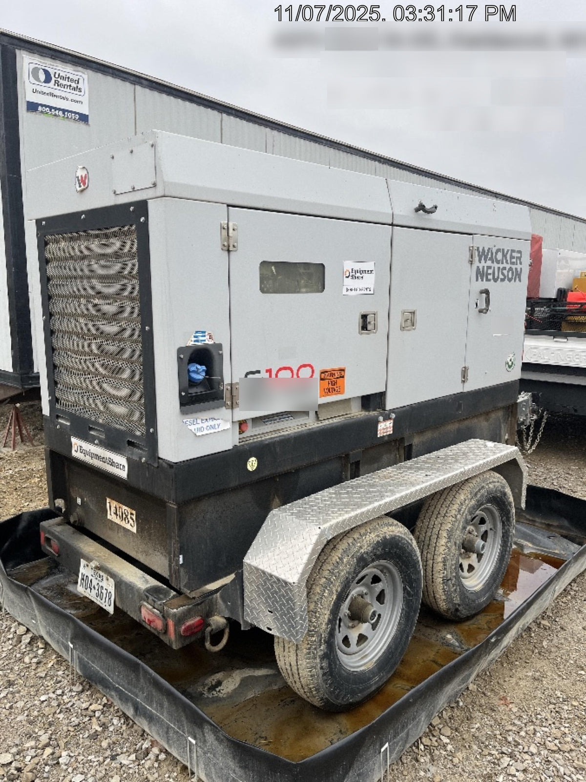2018 WACKER NEUSON G100