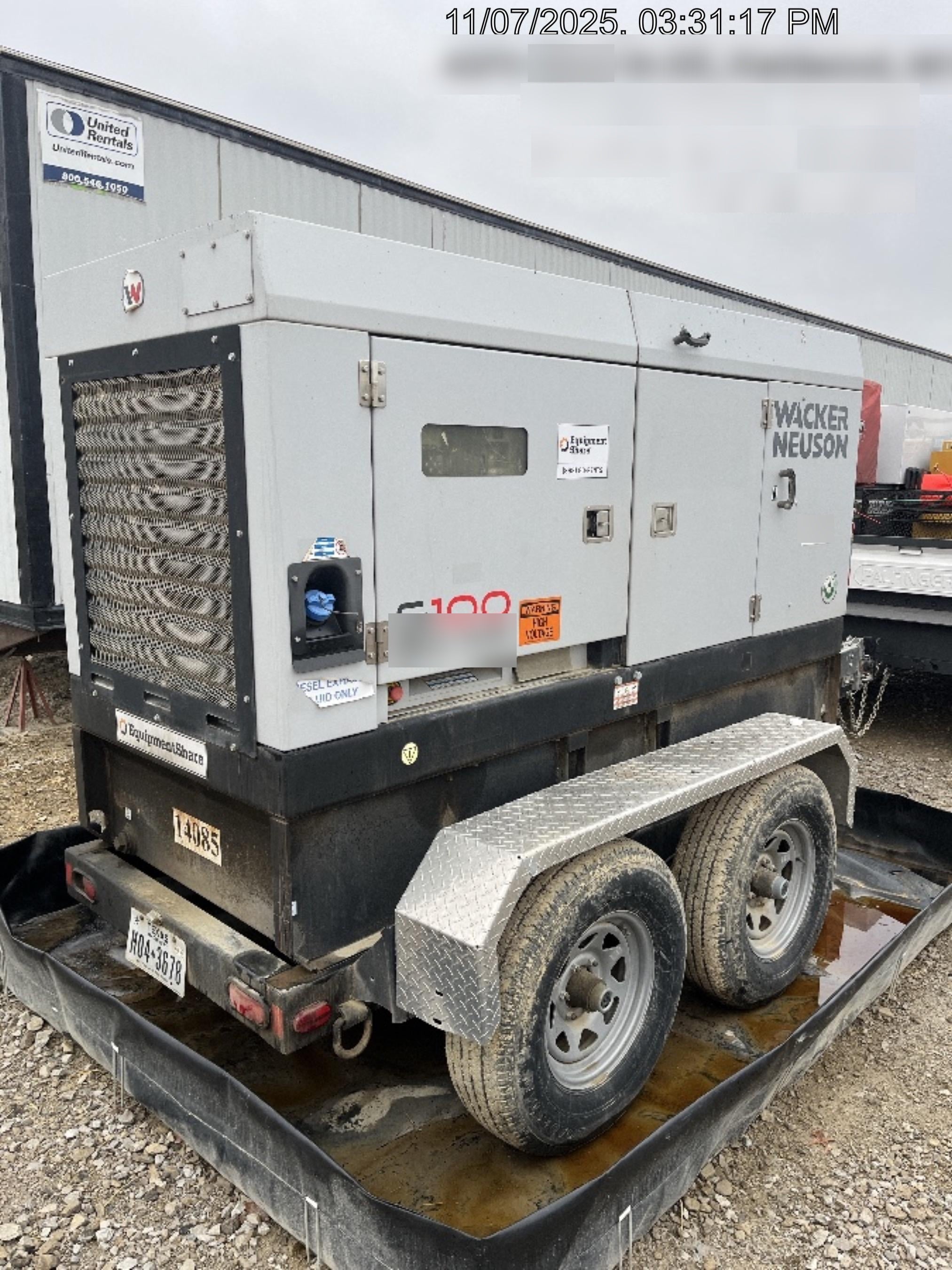 2018 WACKER NEUSON G100