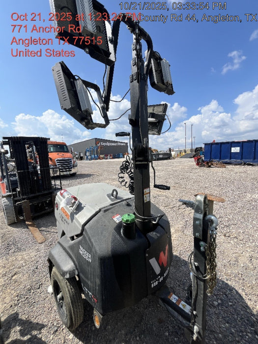 2024 Wacker Neuson LTT4 Diesel, Kohler KDW702, Deep Sea Controller, Auto Start, LED 320W, Bypass Outlet, T3