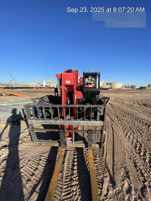 2019 Manitou MTA12042 Canopy, 120 HP , Solid Tires, Work Lights, Lift Hook, Auxiliary Hydraulics 66" Carriage and 60" Forks