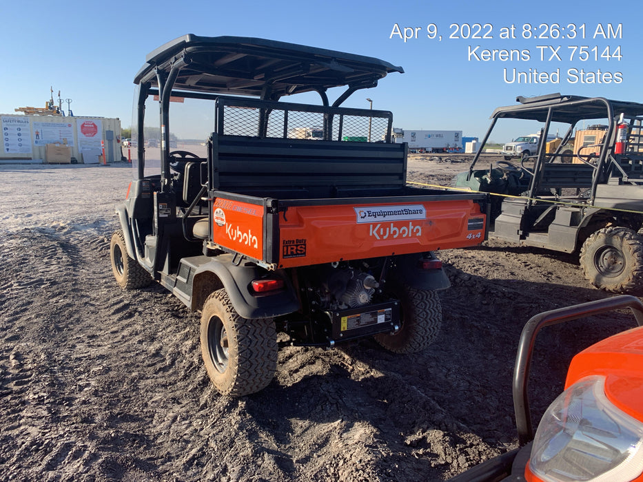 2022 Kubota RTV-X1140W-H Plastic Canopy, Windshield Acrylic Clear, LED Strobe Light, Wire Harness Kit, Back up Alarm