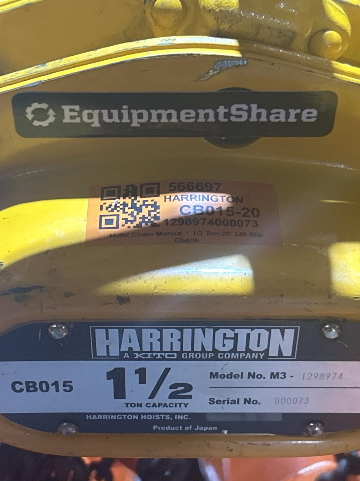 2025 HARRINGTON CB015-20