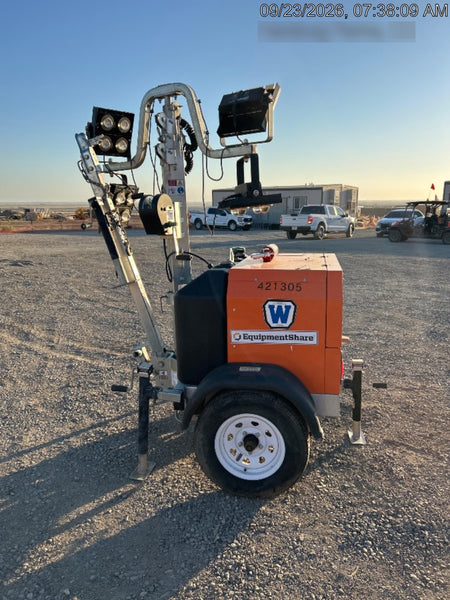 2024 Wanco WLTT-4MM4K Diesel, Deep Sea Controller, Shore Power Plug, Auto Start, (4) 350W LED Floodlights, 4kW Generator, 60 Gal Fuel Tank, 2" Ball, T3