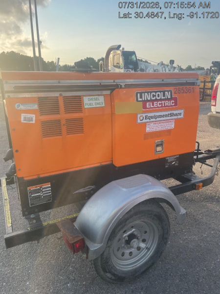2022 Lincoln Electric LE400 Kubota V1505, Trlr, Cable Rack, Light Kit, ES Decals, T3