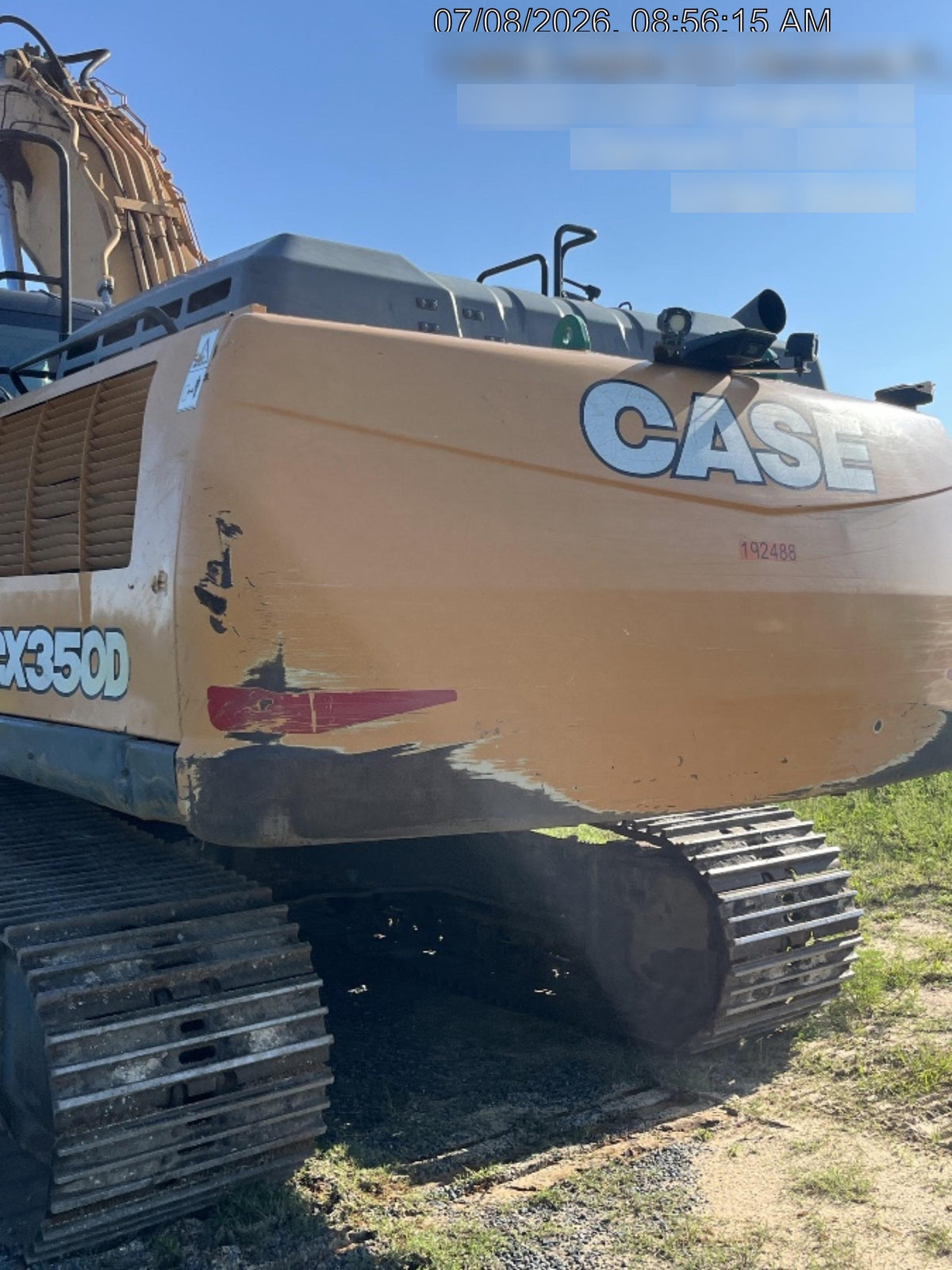 2018 CASE CX350D