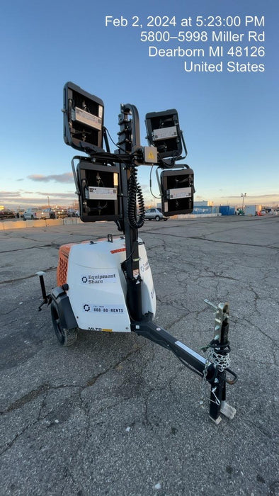 2023 Generac MLT2 Diesel, Flex Switch 120V Input, Powerzone Controller, (4) 320W LED Lights, 4kW Generator, 39.9 Gal Fuel Tank, 2" Ball, T3