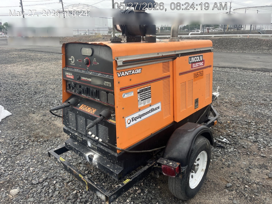 2021 Lincoln Electric Vantage 549X Ready Pak 3, ORANGE (includes trailer, cable rack, fender light kit)