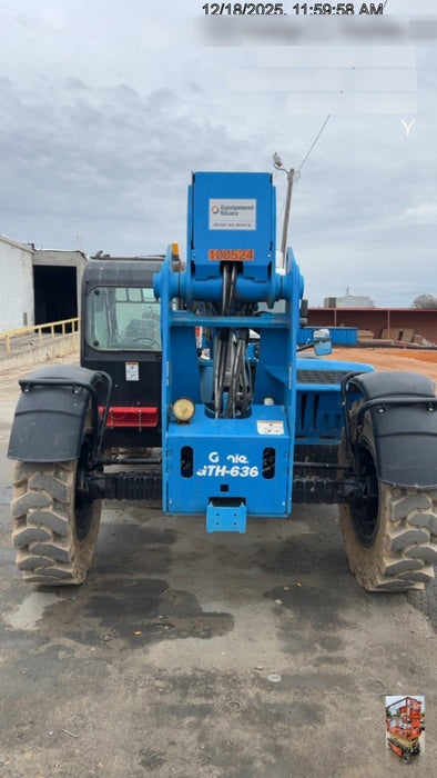 2020 Genie GTH-636 Cab/Heat/Air, Solid Tires, Work Lights, Beacon, Aux Hydraulics, Back up Alarm