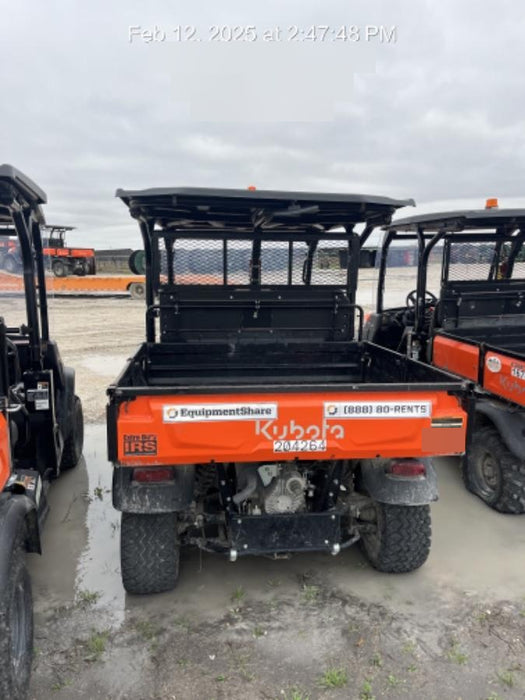 2022 Kubota RTV-X1140W-H Plastic Canopy, Windshield Acrylic Clear, LED Strobe Light, Wire Harness Kit, Back up Alarm