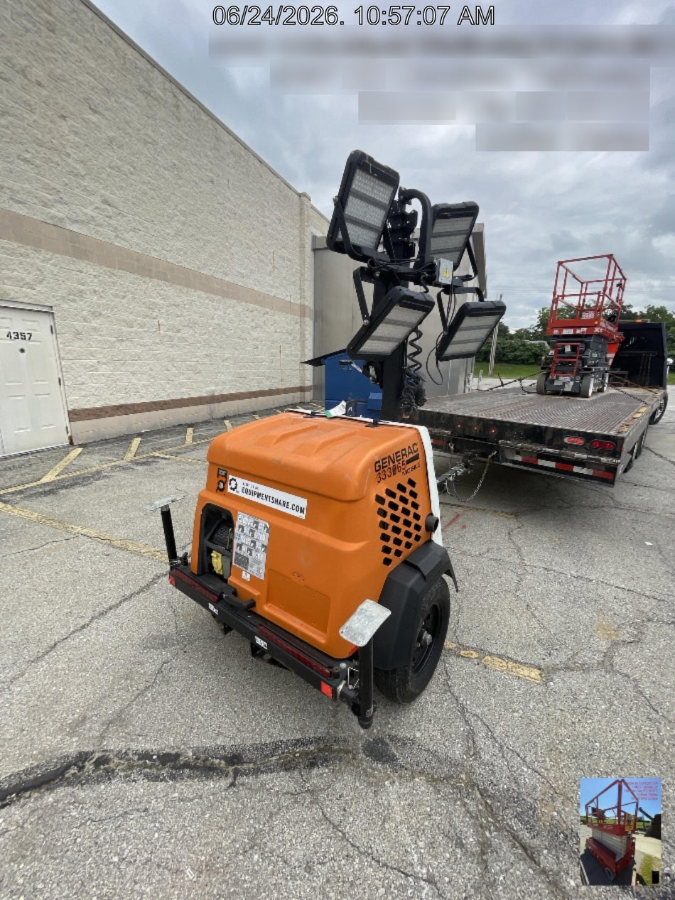 2023 Generac MLT2 Diesel, Flex Switch 120V Input, Powerzone Controller, (4) 320W LED Lights, 4kW Generator, 39.9 Gal Fuel Tank, 2" Ball, T3