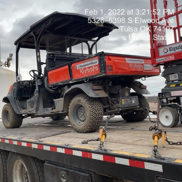 2021 Kubota RTV-X1140W-H Plastic Canopy, Windshield Acrylic Clear, LED Strobe Light, Wire Harness Kit, Back up Alarm