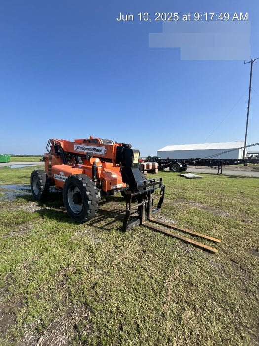 2019 Skytrak 6036 Cab/Heat/Air, Solid Tires, LED Work Lights, Beacon w/50" Carriage, 48" Pallet Forks