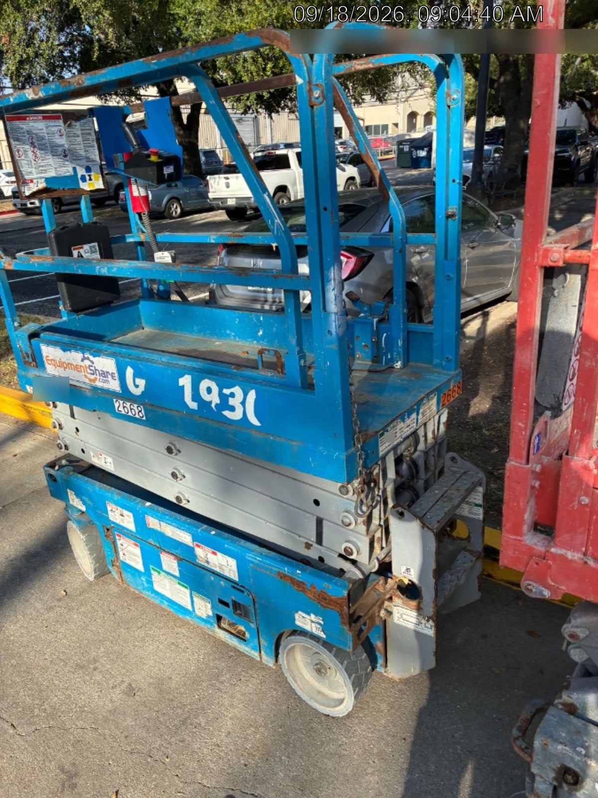 2017 Genie GS-1930 Genie GS-1930 Scissor Lift