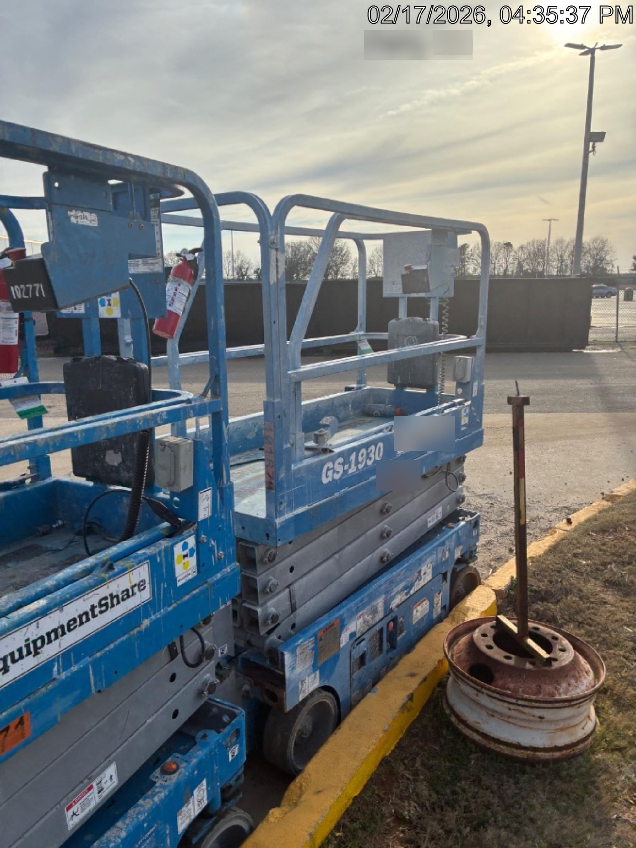 2020 Genie GS-1930 Fixed rails with chain entry gate - Pre A92.20