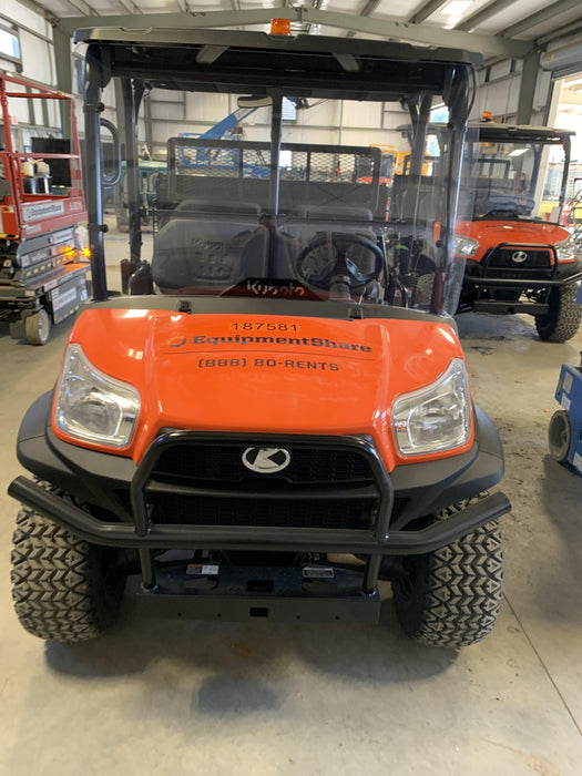 2021 Kubota RTV-X1140W-H Plastic Canopy, Windshield Acrylic Clear, LED Strobe Light, Wire Harness Kit, Back up Alarm