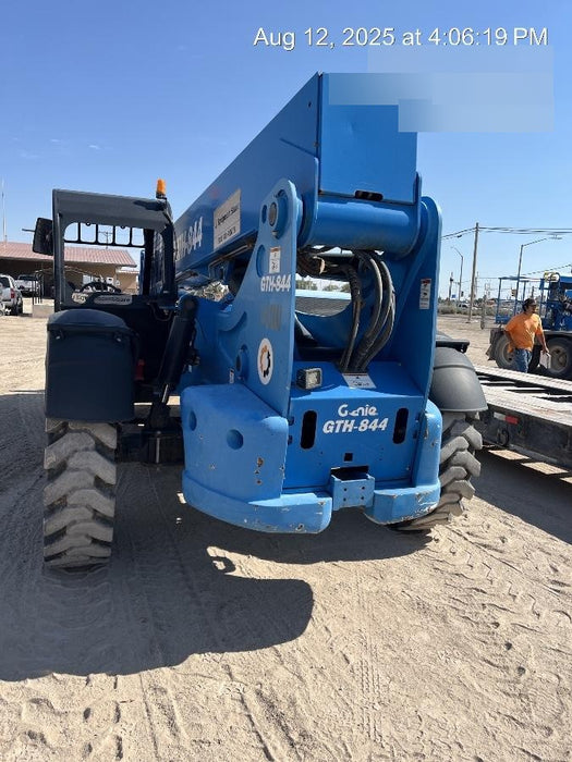 2018 Genie GTH-844 Genie GTH-844 w/Open ROPS, Solid Tires, beacon/work lights, 60" carriage/forks