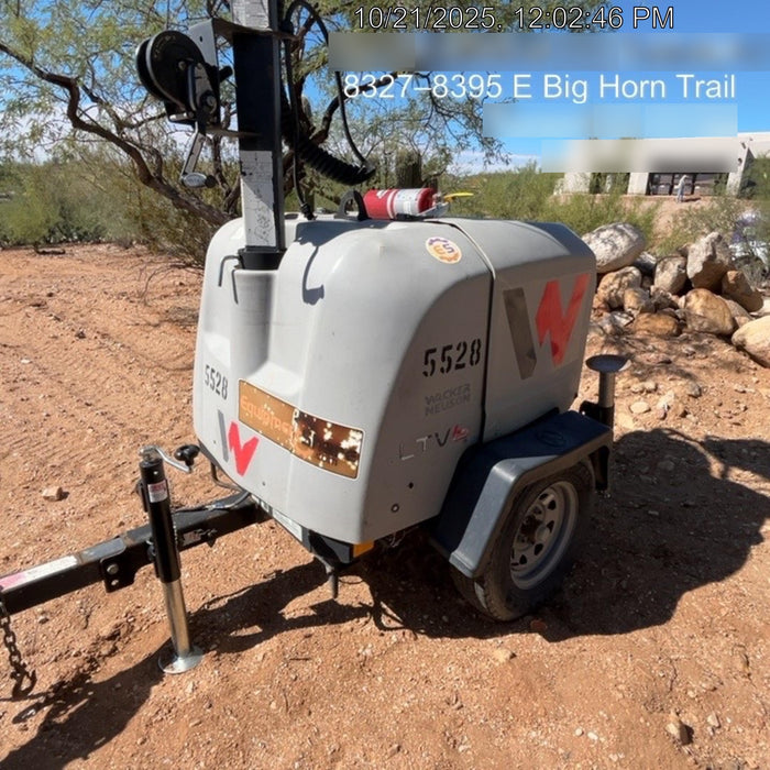 2017 Wacker Neuson LTV6L-MH Wacker Neuson 6 kW Towable Light Generator