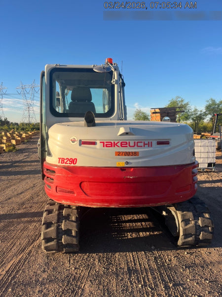 2022 TAKEUCHI TB290-CR