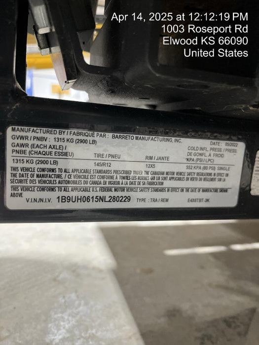 2022 BARRETO E4X6TBT