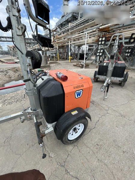 2024 Wanco WLTT-4MM4K Diesel, Deep Sea Controller, Shore Power Plug, Auto Start, (4) 350W LED Floodlights, 4kW Generator, 60 Gal Fuel Tank, 2" Ball, T3