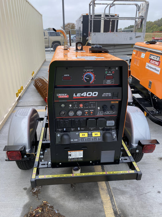 2022 Lincoln Electric LE400 Kubota V1505, Trlr, Cable Rack, Light Kit, ES Decals, T3