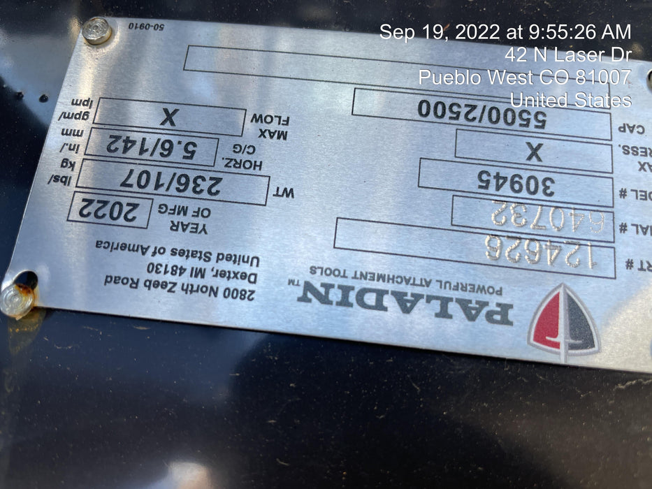 2022 PALADIN 48" Pallet Forks - Paladin
