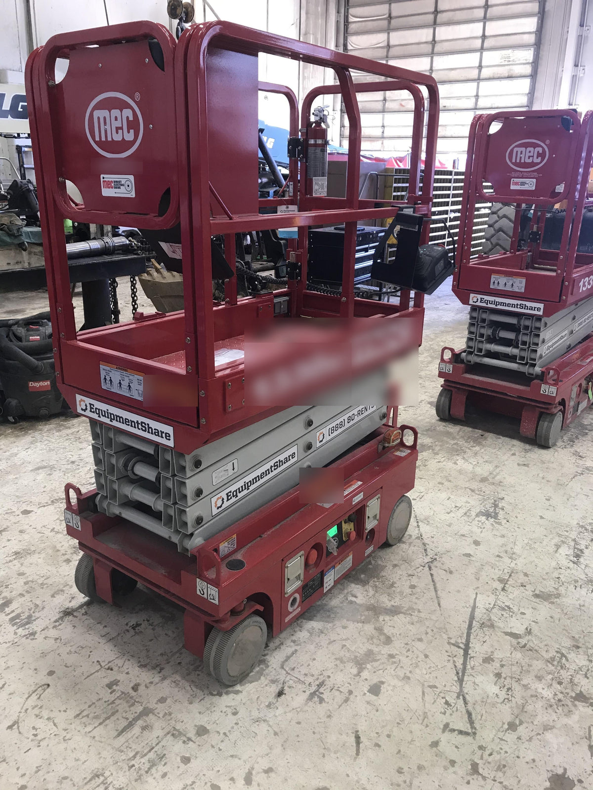 2019 MEC 1330SE Standard Options