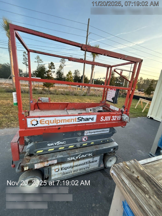 2019 Skyjack SJIII-3219 Skyjack SJIII3219 Standard w/Trojan Batteries