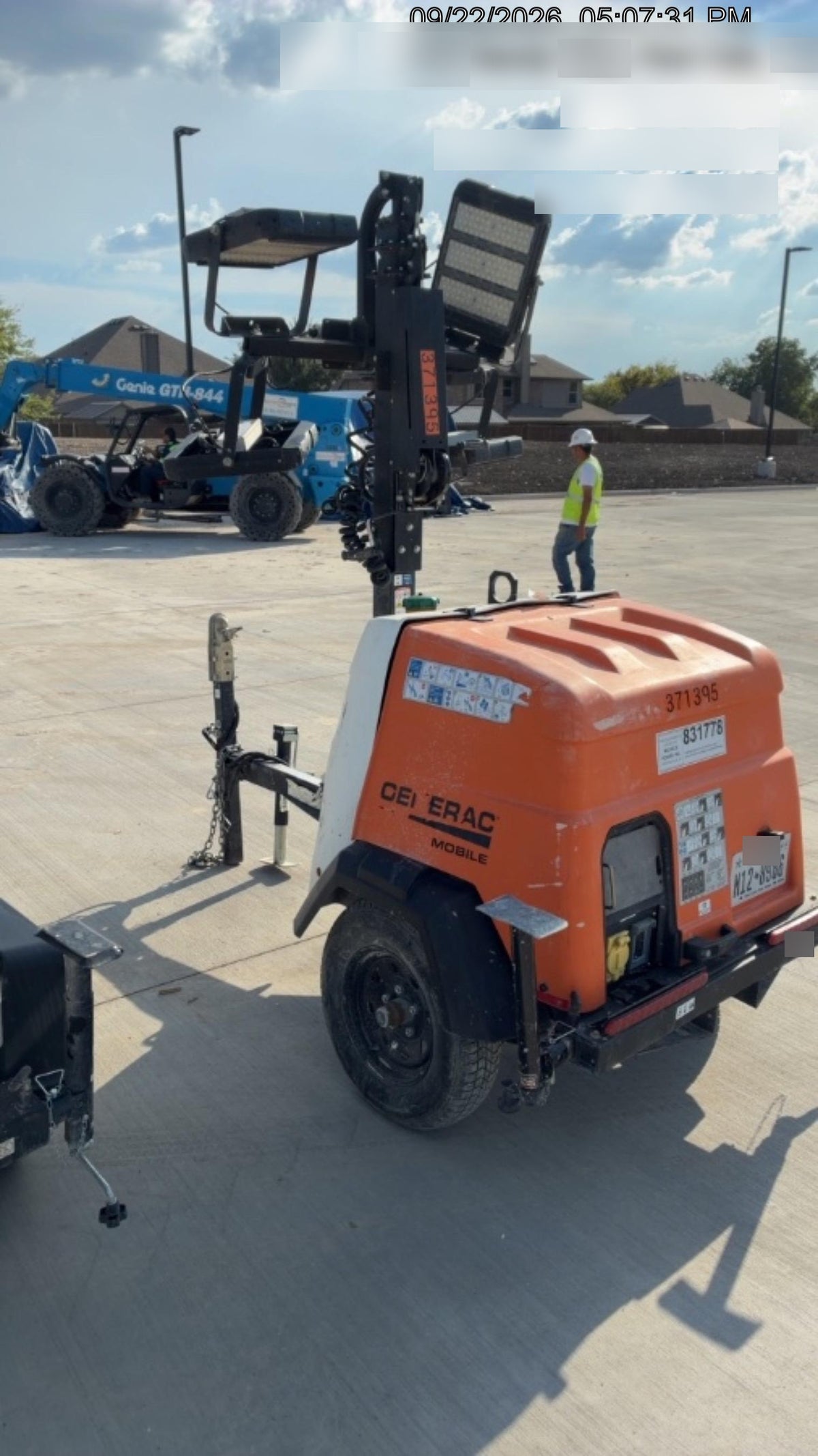 2023 Generac MLT2 Diesel, Flex Switch 120V Input, Powerzone Controller, 
(4) 320W LED Lights, 4kW Generator, 39.9 Gal Fuel Tank, 2" Ball, T3