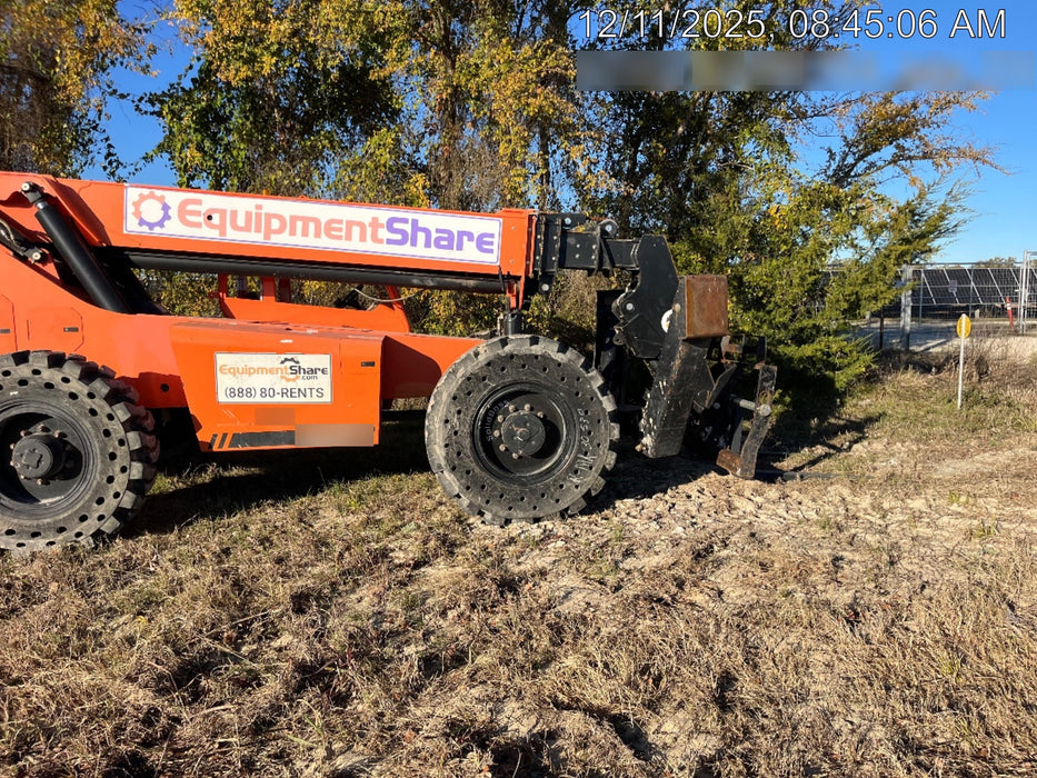 2018 Skytrak 10054 Skytrak 10054 10K Telehandler w/Open ROPS Solid Tires, LED Work Lights, Rotating Beacon, 60" Carriage/60" Forks