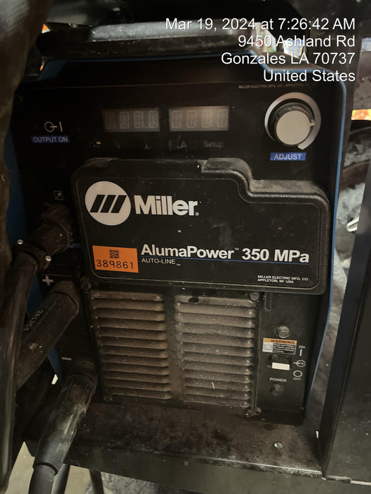2023 MILLER ELECTRIC AlumaPower 350 MPA