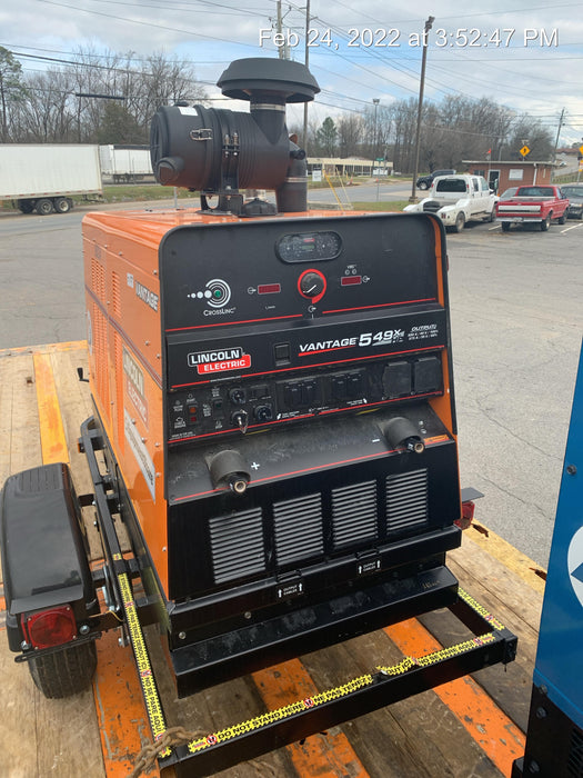 2021 Lincoln Electric Vantage 549X Ready Pak 3, ORANGE (includes trailer, cable rack, fender light kit)