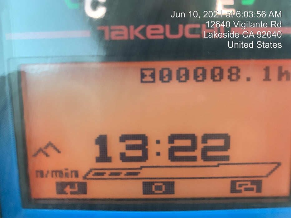 2021 TAKEUCHI TB250-2