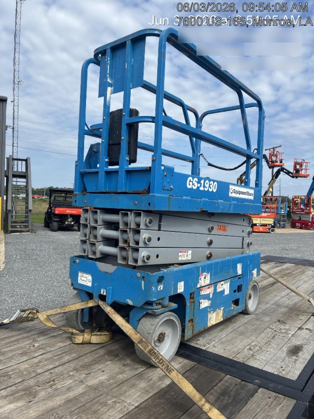 2020 Genie GS-1930 Fixed rails with chain entry gate - Pre A92.20