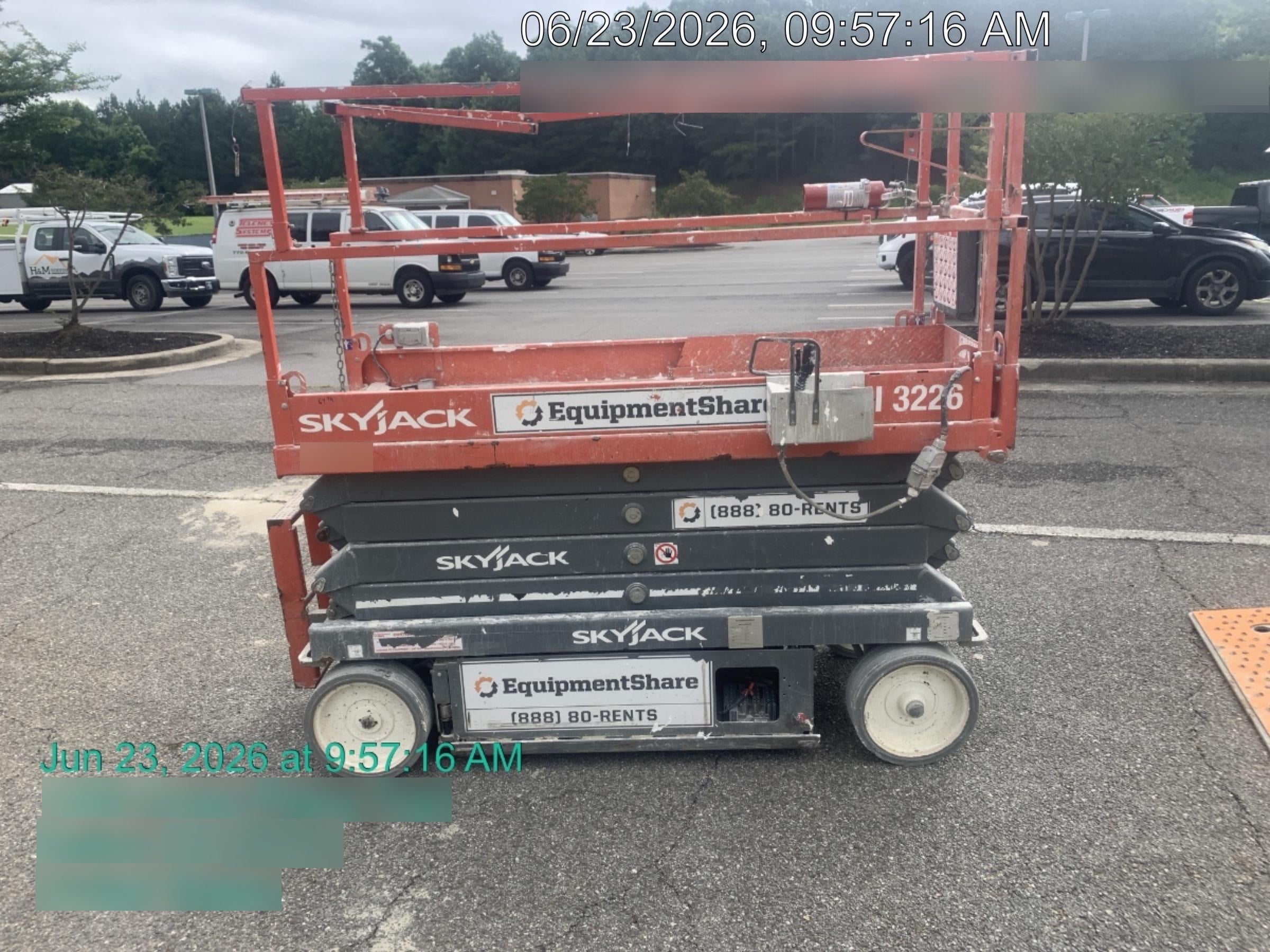 2019 Skyjack SJIII-3226 Standard Options, Trojan Batteries