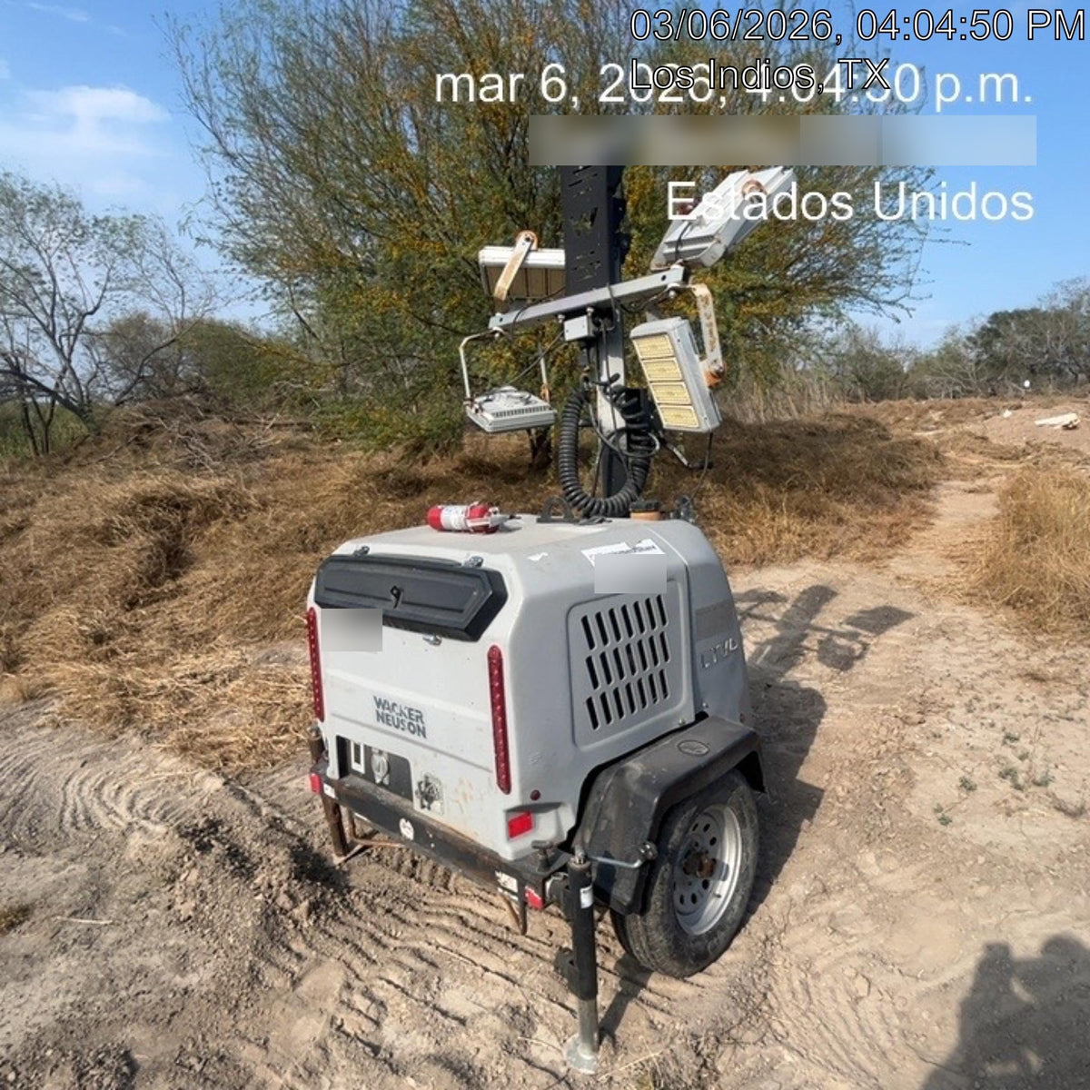 2020 Wacker Neuson LTV6K-LED LED Lighting 300 W Vertical Mast