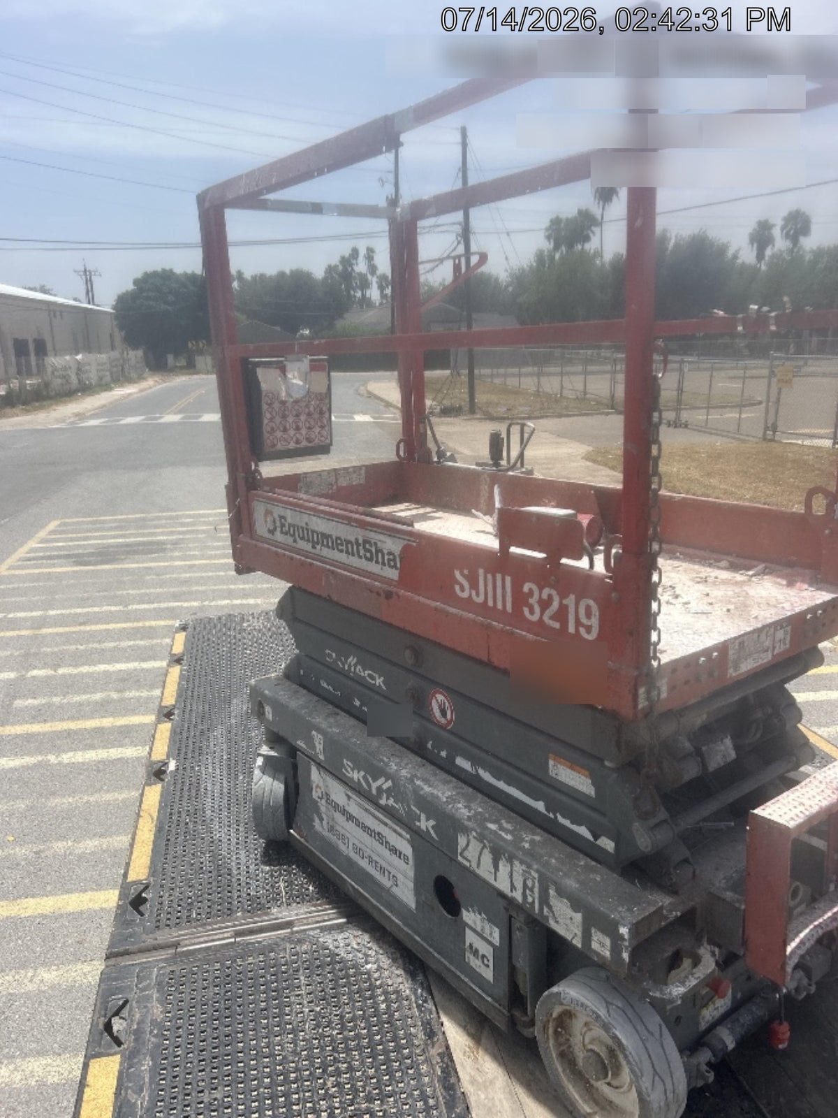 2019 Skyjack SJIII-3219 Standard Options