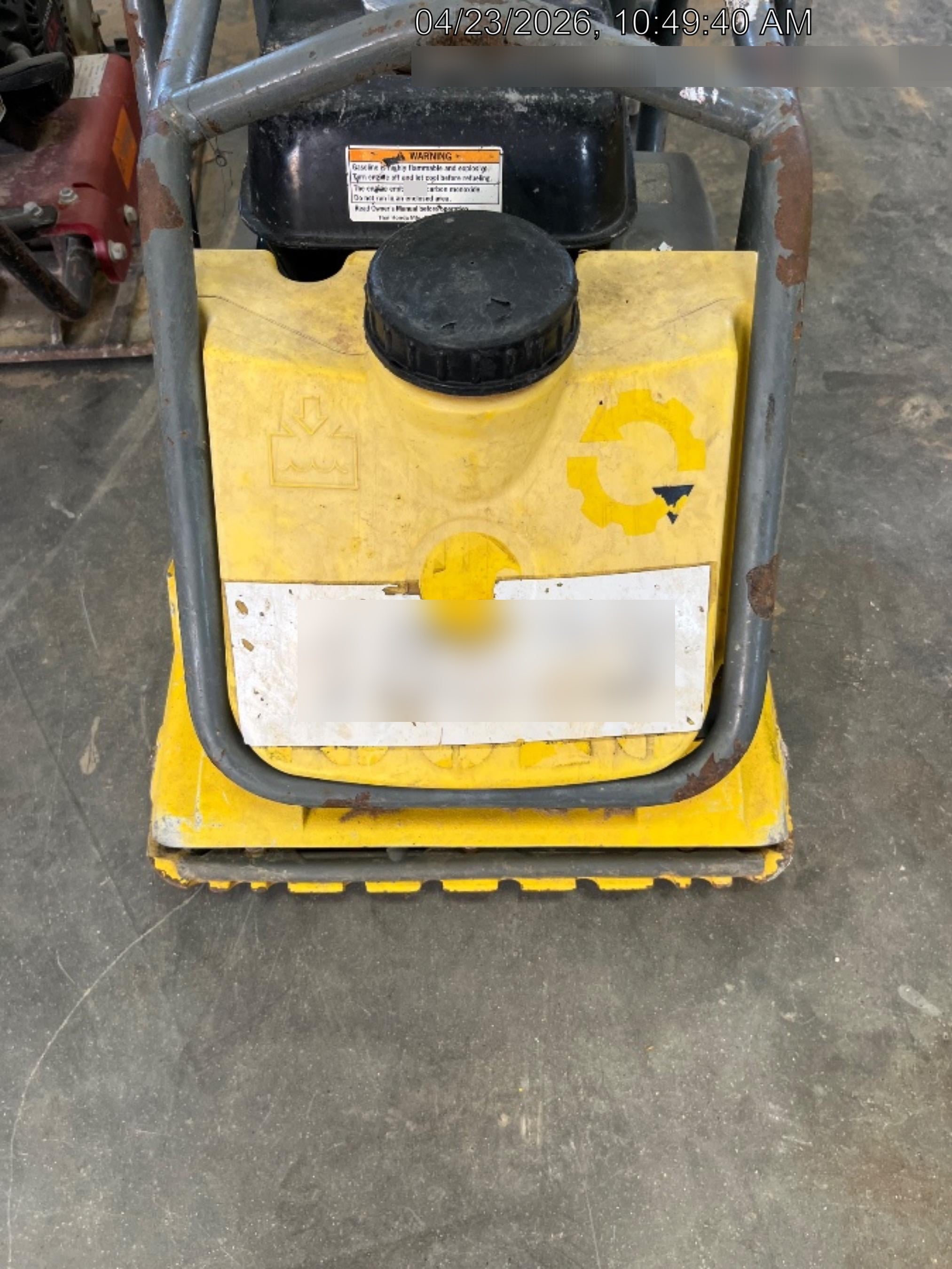 2018 Wacker Neuson WP1550AW Wacker Neuson WP1550AW Plate Compactor