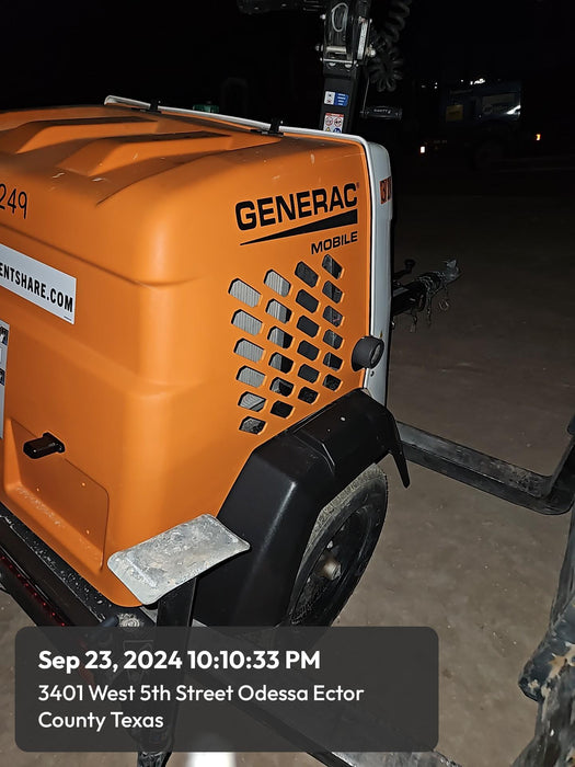 2023 Generac MLT2 Diesel, Flex Switch 120V Input, Powerzone Controller, (4) 320W LED Lights, 4kW Generator, 39.9 Gal Fuel Tank, 2" Ball, T3