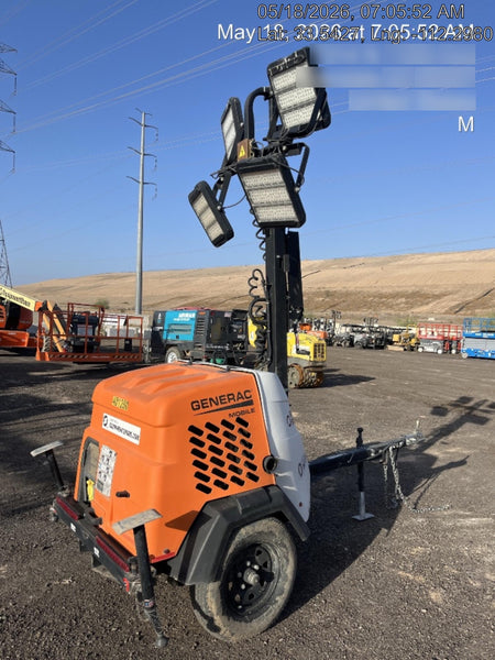 2024 Generac MLT2 Diesel, Flex Switch 120V Input, Powerzone Controller, 
(4) 320W LED Lights, 4kW Generator, 39.9 Gal Fuel Tank, 2" Ball, T3