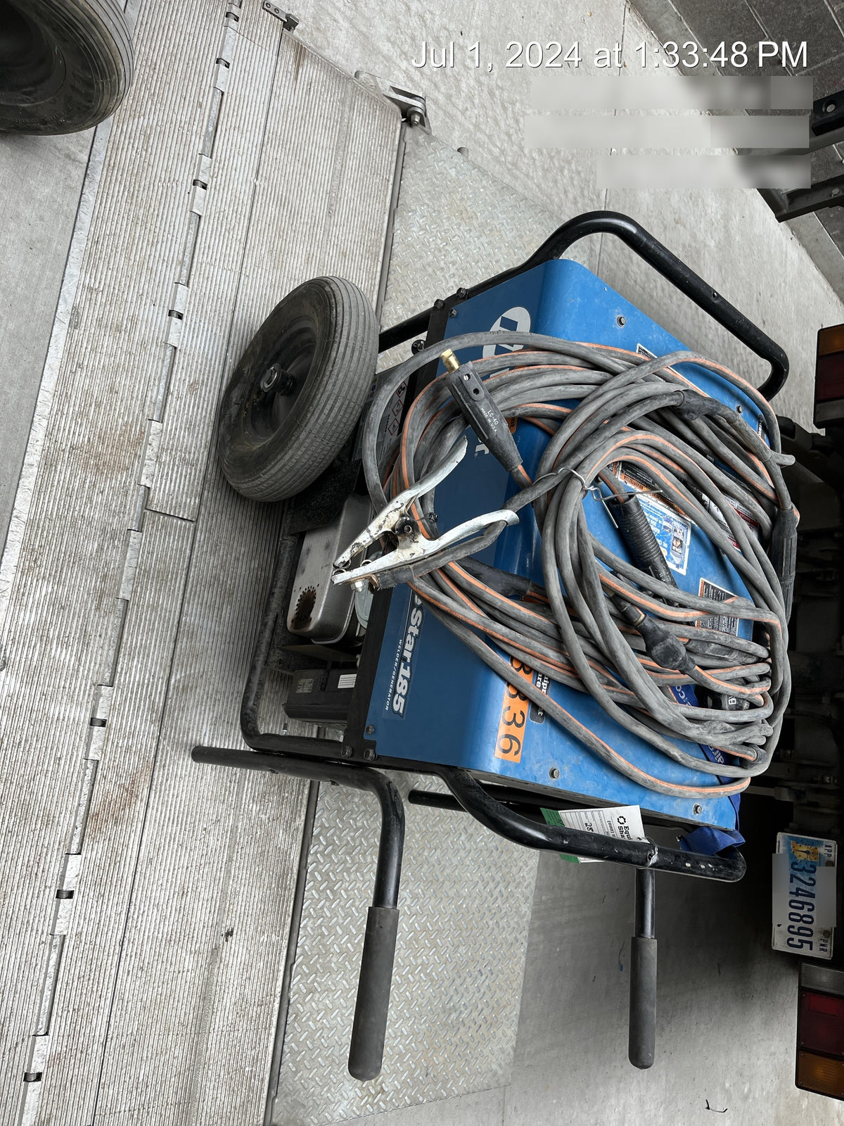 2023 Miller Electric Blue Star 185 Engine Driven Welder, Electric Start, 13 hp, Gas, 6,500 W Peak 907664