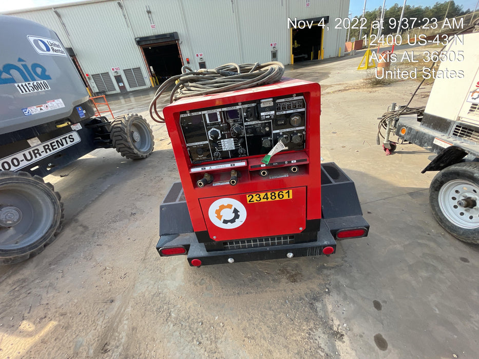 2022 Shindaiwa DGW400MDL Kubota D902 Engine, 23 HP, Dual Op Welder, Wire, Arc, Droop Stick, Tig, and CC Stick Functionality, Simulphase, 3 Phase and 1 Phase Gen Output, Single Axle NB Trlr, Slr Trckl Chrg 12V 12W, Fire Ext