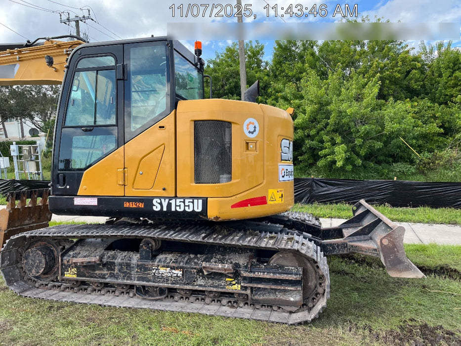 2020 Sany SY155U Cab/Heat/Air